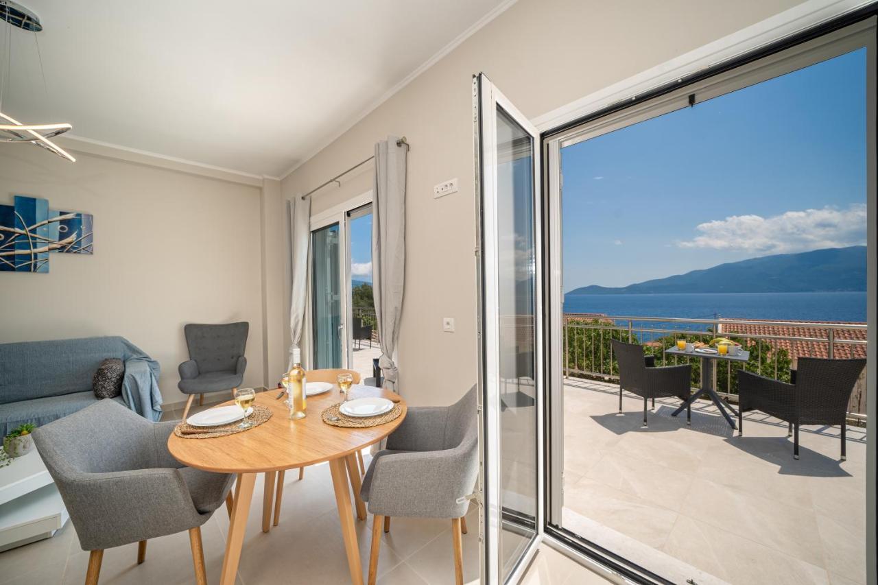 Maritina'S Apartments Amazing Sea View Agia Efimia Luaran gambar